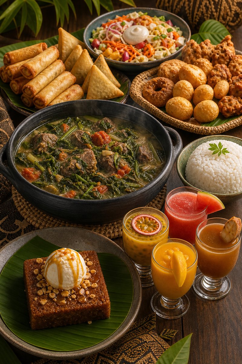 Plat malgache servi à l’assiette